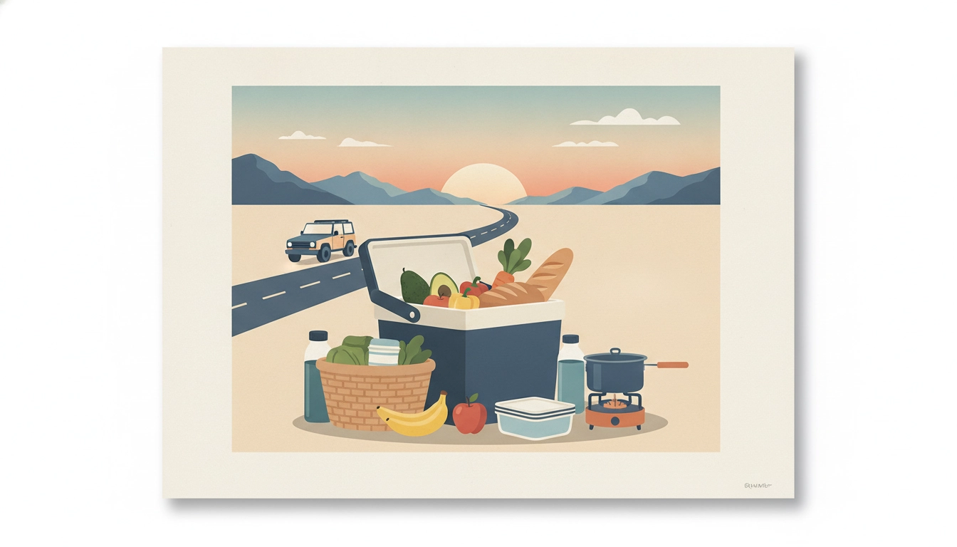 Optimiser son budget alimentation road trip avec des produits frais achetés au marché local en France