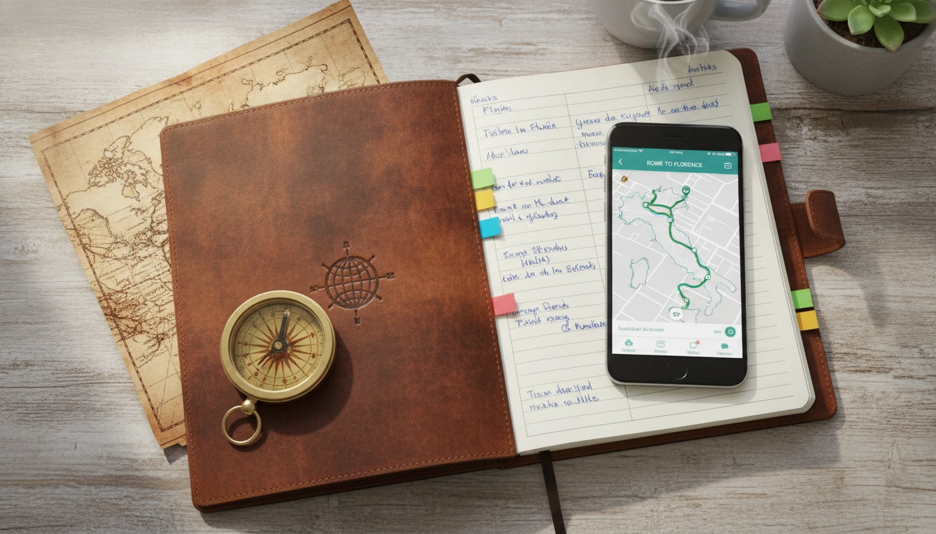 Utiliser la méthode pour planifier les étapes d'un road trip en 2 semaines avec des outils adaptés.