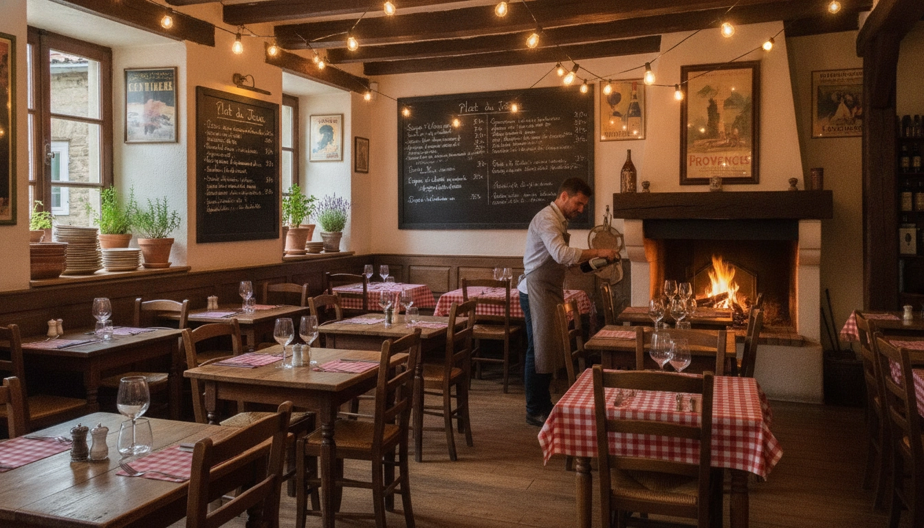 Un bistrot authentique pour manger au restaurant local road trip sans se ruiner