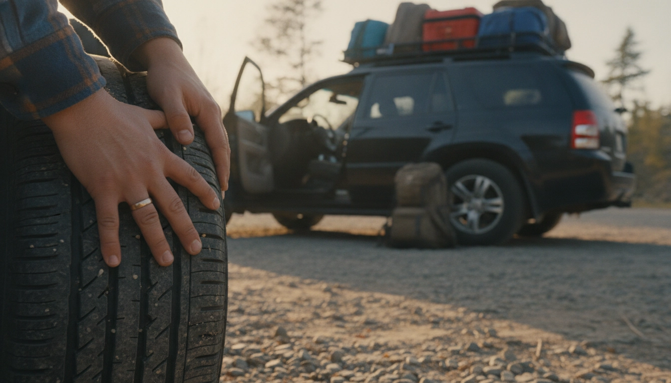Vérification des pneus avant départ, conseils de sécurité road trip essentiels